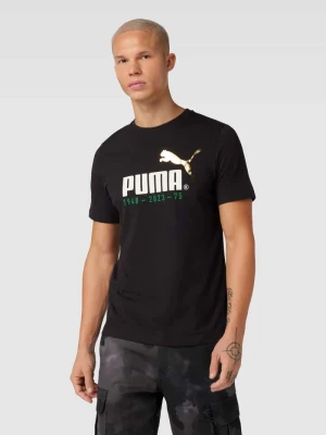 T-shirt z nadrukiem z logo model ‘No. 1’ PUMA PERFORMANCE