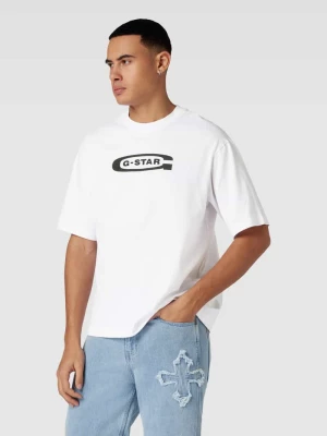 T-shirt z nadrukiem z logo model ‘Old school’ G-Star Raw