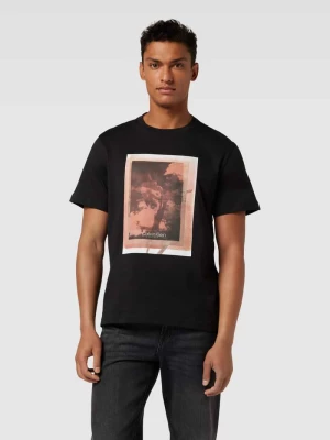 T-shirt z nadrukiem z logo model ‘PHOTO’ CK Calvin Klein