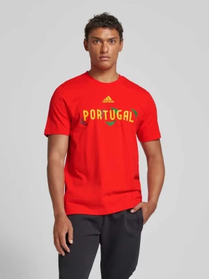 T-shirt z nadrukiem z logo model ‘PORTUGAL’ ADIDAS SPORTSWEAR