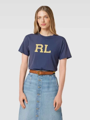 T-shirt z nadrukiem z logo model ‘PRIDE’ Polo Ralph Lauren