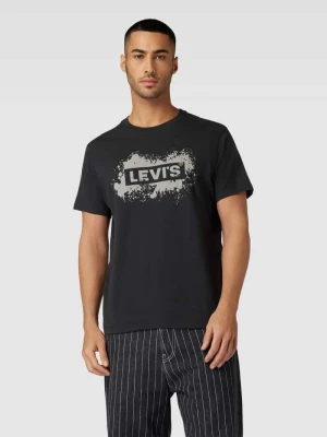 T-shirt z nadrukiem z logo model ‘RELAXED BABY TAB’ Levi's®