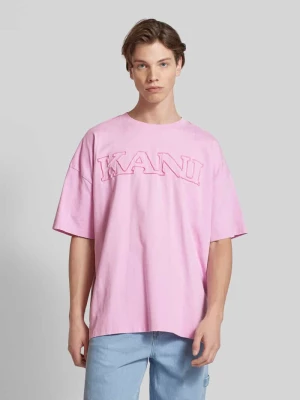 T-shirt z nadrukiem z logo model ‘Retro’ Karl Kani