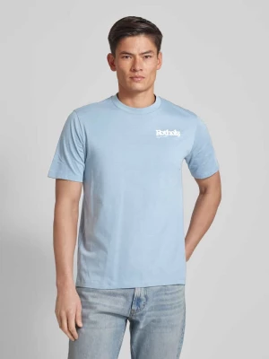 T-shirt z nadrukiem z logo model ‘Retro Logo’ Rotholz