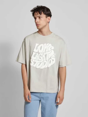 T-shirt z nadrukiem z logo model ‘RETRO’ Low Lights Studios