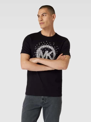 T-shirt z nadrukiem z logo model ‘SCATTERED’ Michael Kors