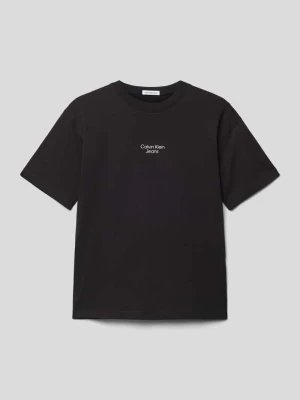 T-shirt z nadrukiem z logo model ‘SERENITY’ Calvin Klein Jeans