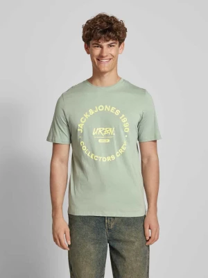 T-shirt z nadrukiem z logo model ‘SIMON’ jack & jones