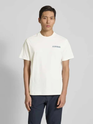 T-shirt z nadrukiem z logo model ‘SOVANA’ Napapijri