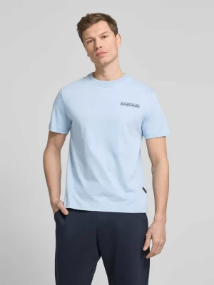 Zdjęcie produktu T-shirt z nadrukiem z logo model ‘SOVANA’ Napapijri