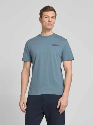 Zdjęcie produktu T-shirt z nadrukiem z logo model ‘SOVANA’ Napapijri