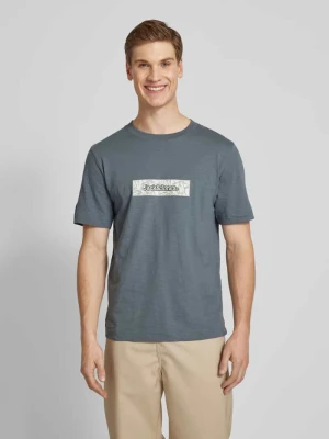 T-shirt z nadrukiem z logo model ‘SPLIT’ jack & jones
