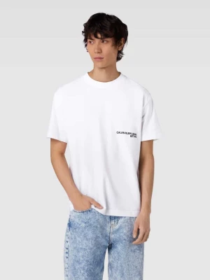 T-shirt z nadrukiem z logo model ‘SPRAY’ Calvin Klein Jeans