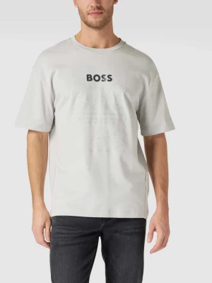 T-shirt z nadrukiem z logo model ‘Talboa’ BOSS Green