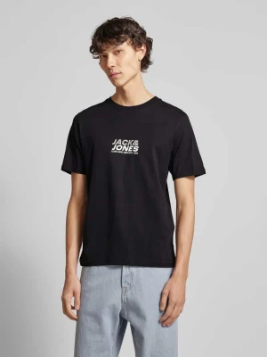 T-shirt z nadrukiem z logo model ‘TARMAC’ jack & jones