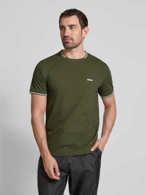 T-shirt z nadrukiem z logo model ‘Taul’ BOSS Green