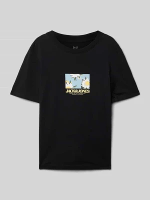T-shirt z nadrukiem z logo model ‘TAVIRA’ jack & jones