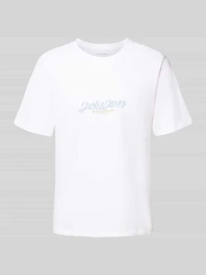 T-shirt z nadrukiem z logo model ‘TAVIRA’ jack & jones