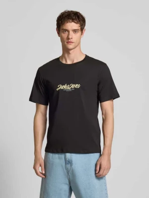 T-shirt z nadrukiem z logo model ‘TAVIRA’ jack & jones