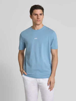 T-shirt z nadrukiem z logo model ‘TCHUP’ Boss Orange