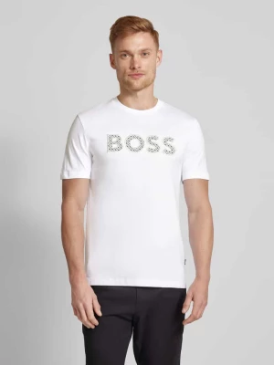 T-shirt z nadrukiem z logo model ‘Thompson’ Boss