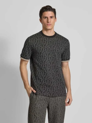 T-shirt z nadrukiem z logo model ‘TRAIN’ EA7 Emporio Armani