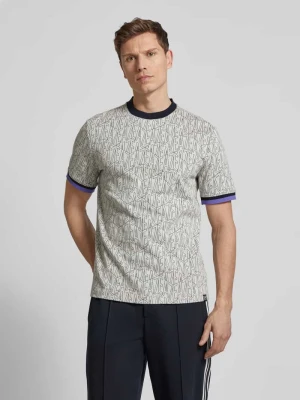 T-shirt z nadrukiem z logo model ‘TRAIN’ EA7 Emporio Armani
