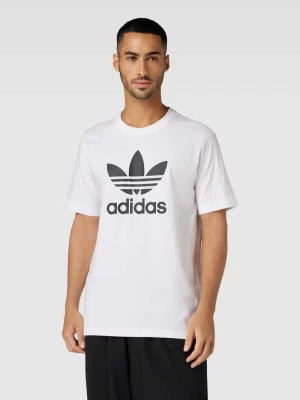 T-shirt z nadrukiem z logo model ‘TREFOIL’ adidas Originals