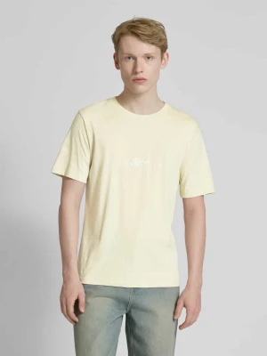 T-shirt z nadrukiem z logo model ‘VARENNA’ jack & jones
