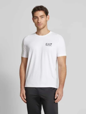 T-shirt z nadrukiem z logo model ‘VENTUS7’ EA7 Emporio Armani