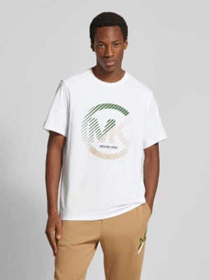 T-shirt z nadrukiem z logo model ‘VICTORY’ Michael Kors