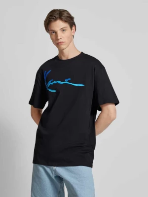 T-shirt z nadrukiem z logo model ‘Water’ Karl Kani