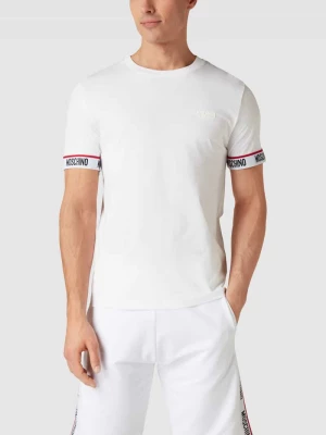 T-shirt z nadrukiem z logo Moschino Swim + Underwear