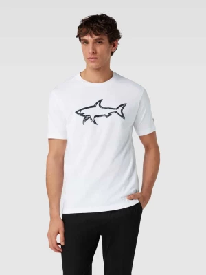 T-shirt z nadrukiem z logo PAUL & SHARK