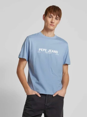 T-shirt z nadrukiem z logo Pepe Jeans