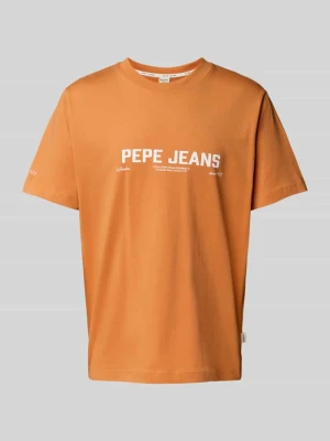 Zdjęcie produktu T-shirt z nadrukiem z logo Pepe Jeans