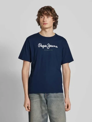 T-shirt z nadrukiem z logo Pepe Jeans