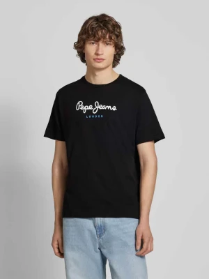 T-shirt z nadrukiem z logo Pepe Jeans
