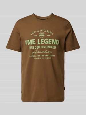 T-shirt z nadrukiem z logo PME Legend