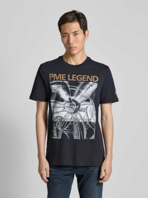 T-shirt z nadrukiem z logo PME Legend