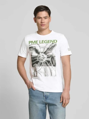 T-shirt z nadrukiem z logo PME Legend