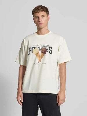 T-shirt z nadrukiem z logo POCKIES