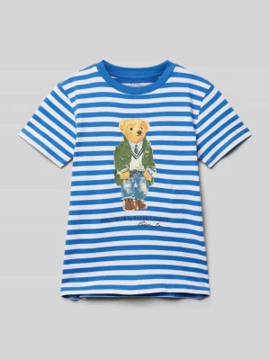 T-shirt z nadrukiem z logo Polo Ralph Lauren Kids