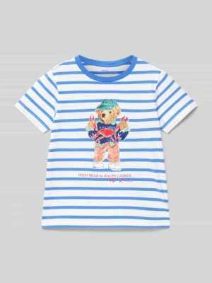 T-shirt z nadrukiem z logo Polo Ralph Lauren Kids