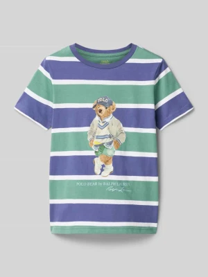 T-shirt z nadrukiem z logo Polo Ralph Lauren Kids