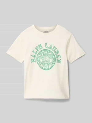 T-shirt z nadrukiem z logo Polo Ralph Lauren Teens