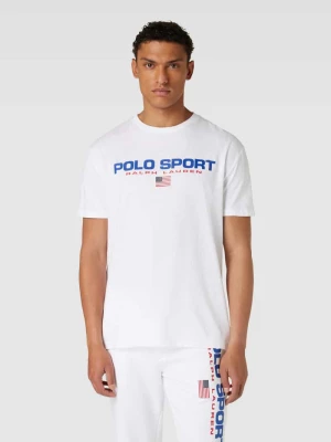 T-shirt z nadrukiem z logo Polo Sport