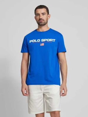 T-shirt z nadrukiem z logo Polo Sport