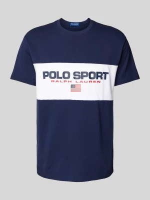 T-shirt z nadrukiem z logo Polo Sport