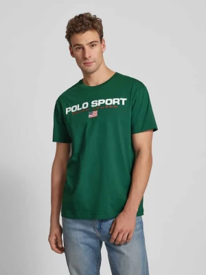 T-shirt z nadrukiem z logo Polo Sport